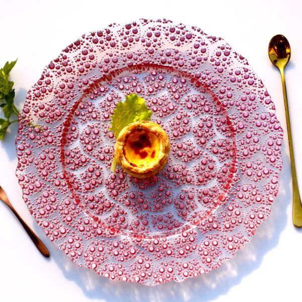 Wholesale glass charger plate PZ-067 product photo